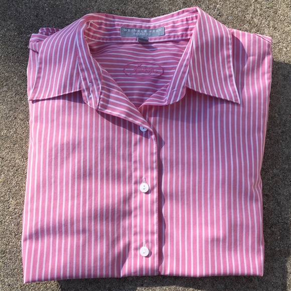 🐞 Foxcroft Striped Button Down - Picture 2 of 6